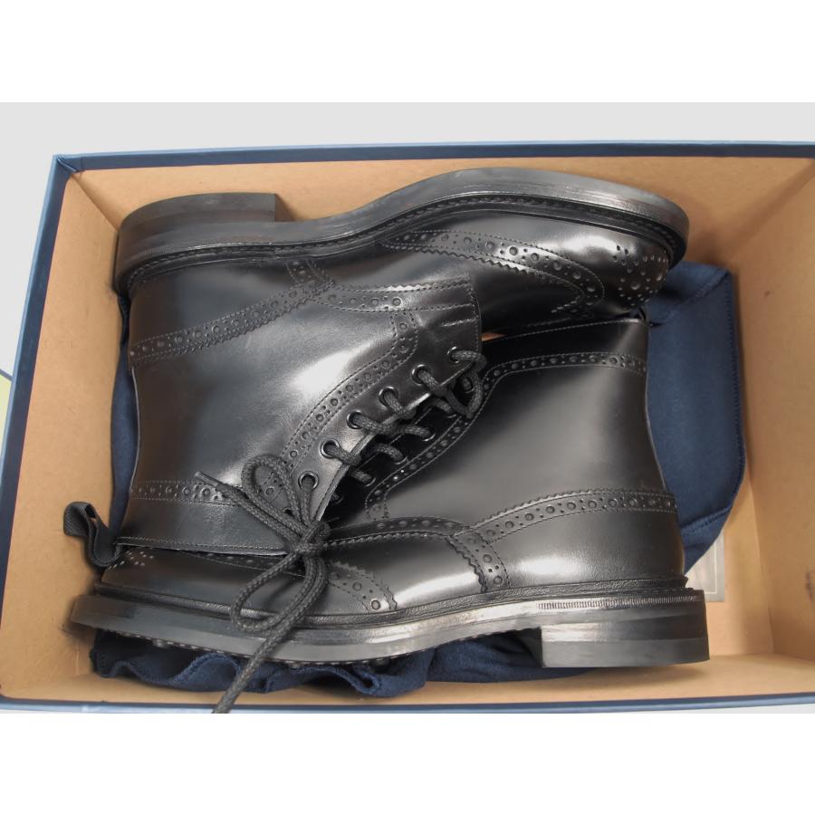2083　新品未使用　トリッカーズ　カントリーブーツ　ブラック　サイズ　７　STOW　付属品完 | Tricker's | 05