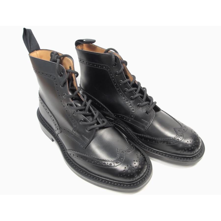2083　新品未使用　トリッカーズ　カントリーブーツ　ブラック　サイズ　７　STOW　付属品完 | Tricker's | 03