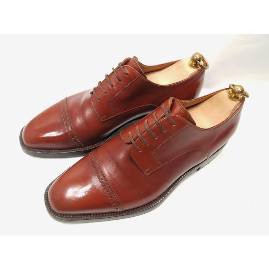 2101　美品　ステファノベーメル　キャップトゥ　ダービー　サイズ４１　シューツリー付属　木箱付属 | Stefano Bemer