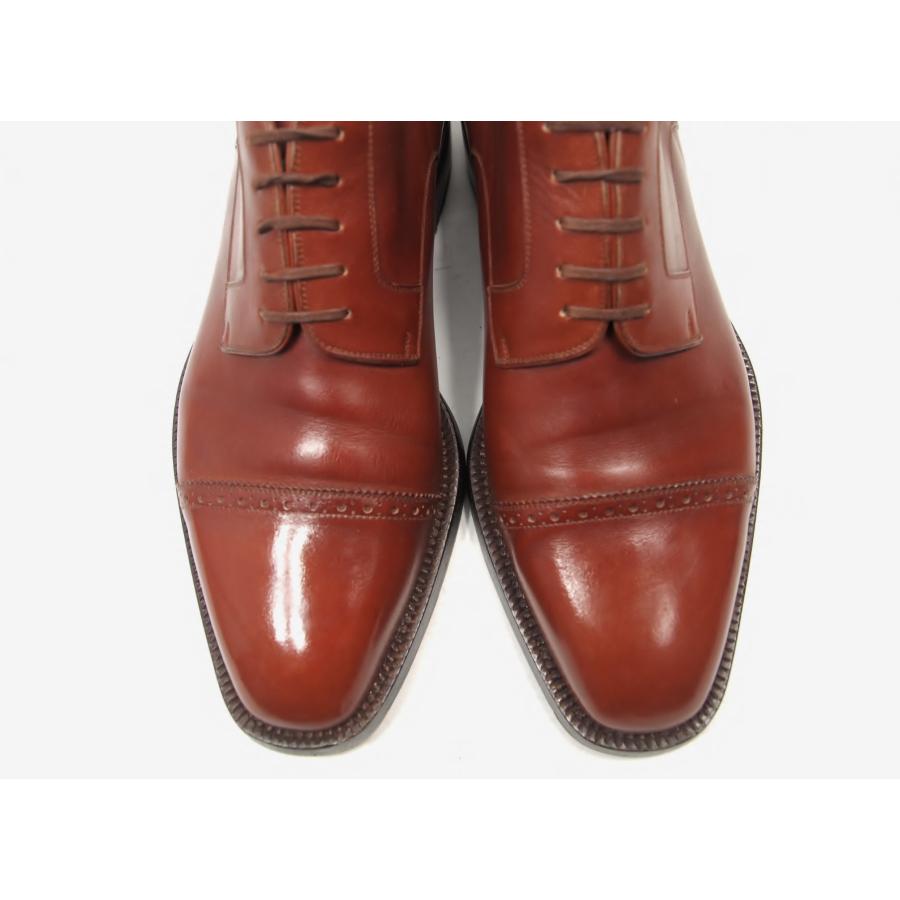 2101　美品　ステファノベーメル　キャップトゥ　ダービー　サイズ４１　シューツリー付属　木箱付属 | Stefano Bemer | 01