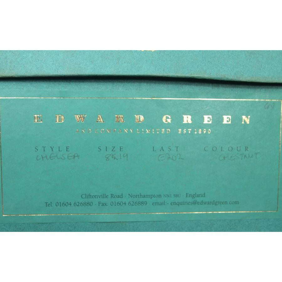 2204　使用感少　やや訳あり エドワードグリーン　チェルシー　サイズUK81/2　US9　ラスト202E　チェスナット　付属品完　 | EDWARD GREEN | 12