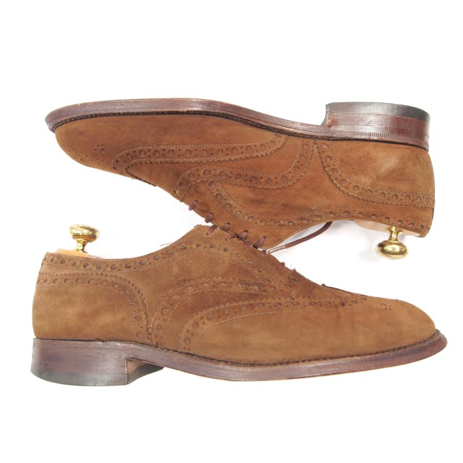 2226　貴重　レア　名品　オールド　チャーチ　７０F　ラスト73　モデル名　BUCK　バックスキン　ウイングチップ　オックスフォード　 | Church's | 04