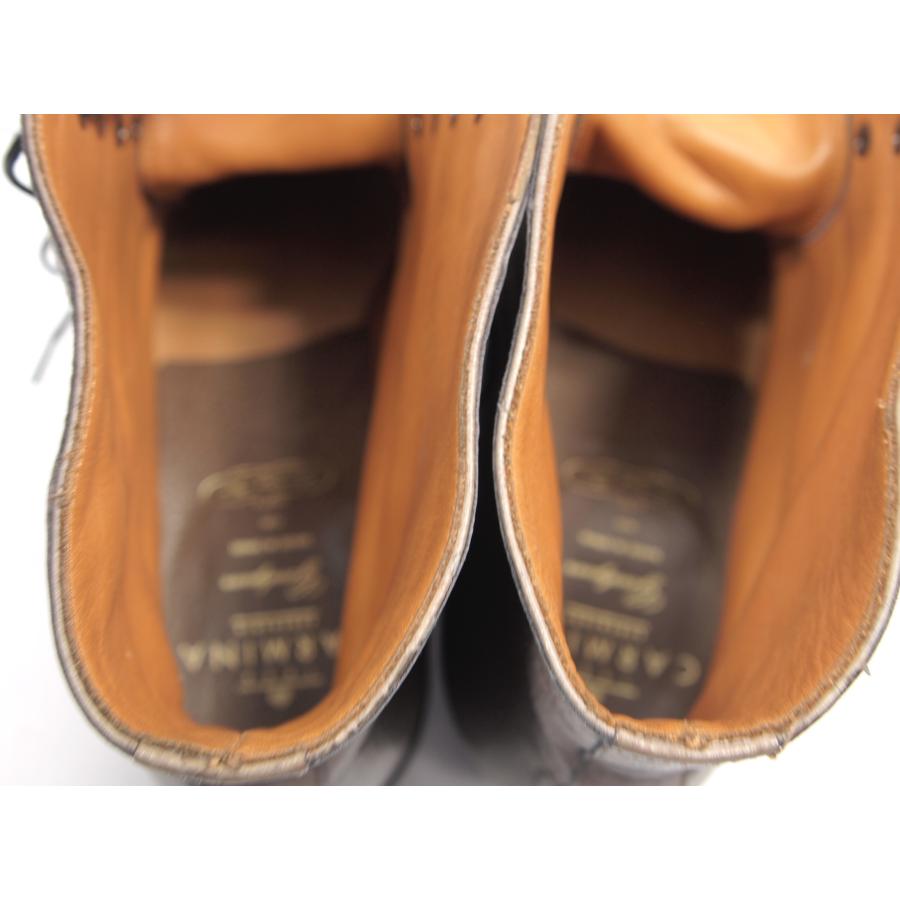 2248　美品　貴重　ラマレザー　カルミーナ　カルミナ　CARMINA 　編み上げブーツ　サイズ71/2　ラスト　FOREST　 | CARMINA | 11