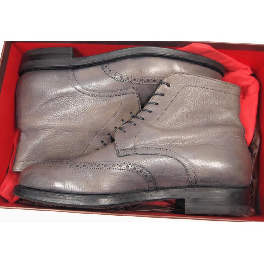 2248　美品　貴重　ラマレザー　カルミーナ　カルミナ　CARMINA 　編み上げブーツ　サイズ71/2　ラスト　FOREST　 | CARMINA | 05