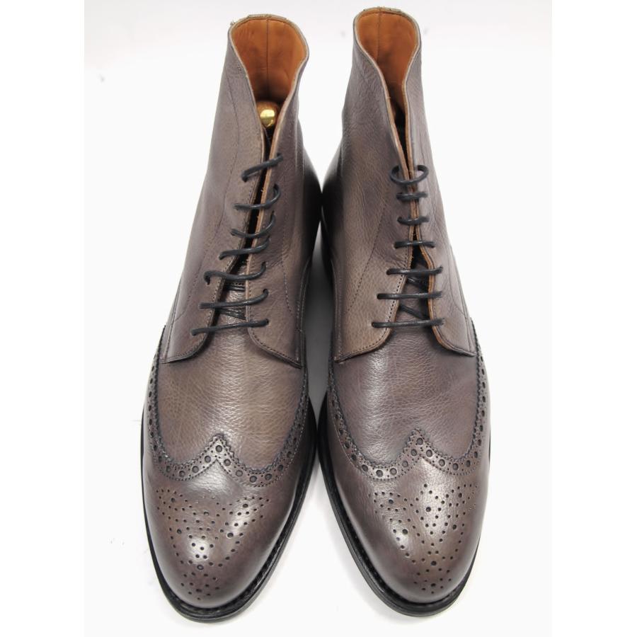 2248　美品　貴重　ラマレザー　カルミーナ　カルミナ　CARMINA 　編み上げブーツ　サイズ71/2　ラスト　FOREST　 | CARMINA | 02