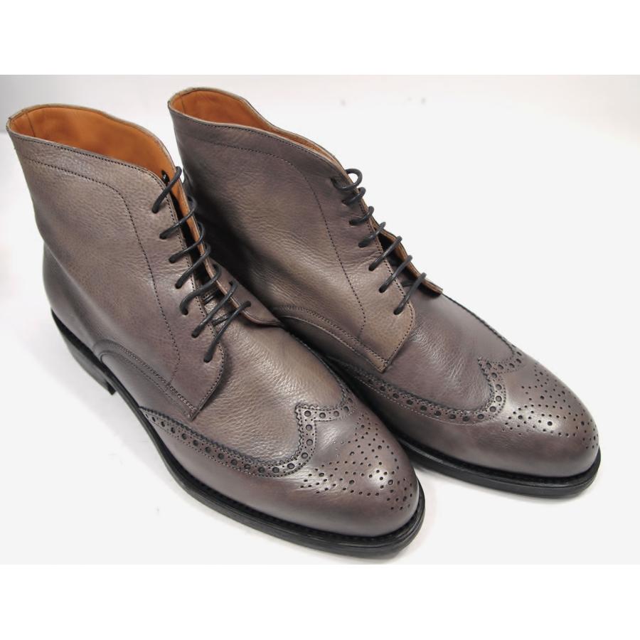 2248　美品　貴重　ラマレザー　カルミーナ　カルミナ　CARMINA 　編み上げブーツ　サイズ71/2　ラスト　FOREST　 | CARMINA | 03