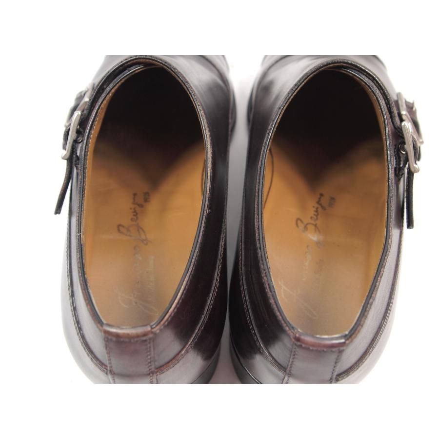 2280　美品　フランチェスコべニーニョ FRANCESCO BENIGNO　サイズ５１/２　２４．５〜２５cm　ダブルモンクストラップ　ストレートチップ | FRANCESCO BENIGNO | 09