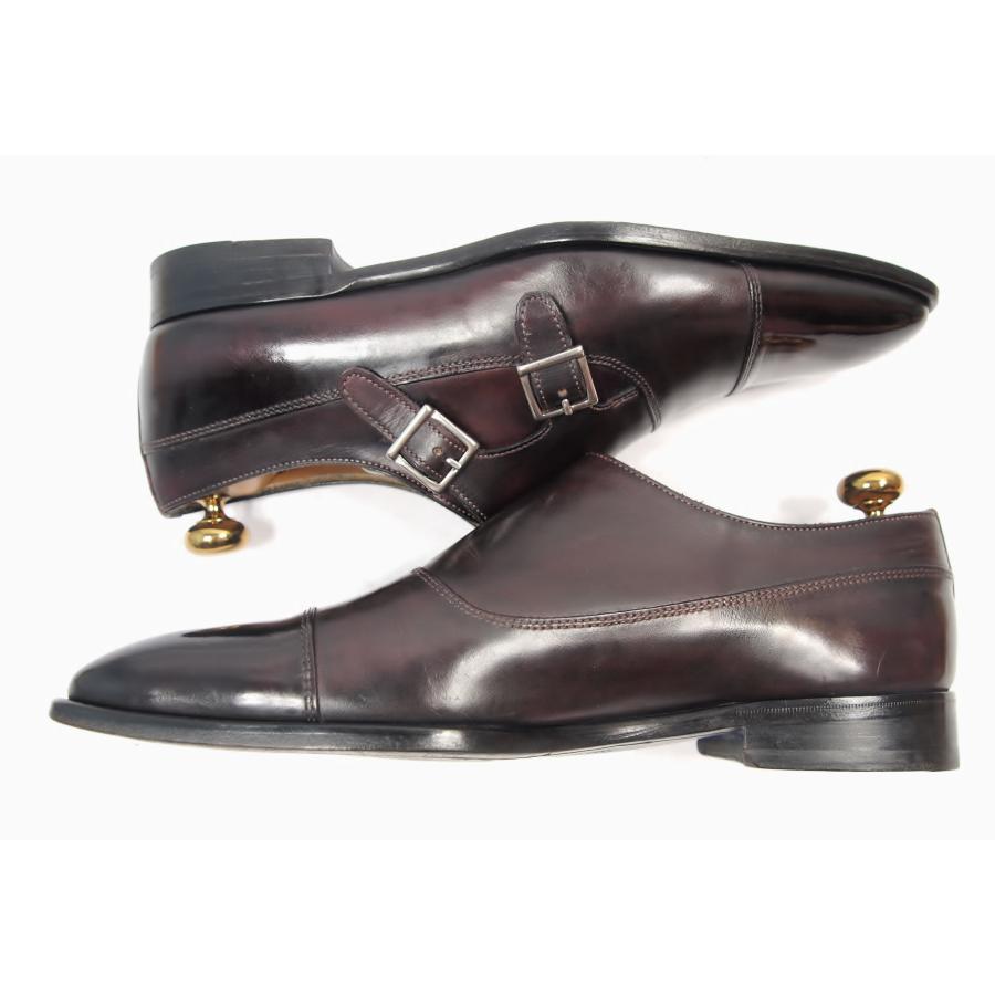 2280　美品　フランチェスコべニーニョ FRANCESCO BENIGNO　サイズ５１/２　２４．５〜２５cm　ダブルモンクストラップ　ストレートチップ | FRANCESCO BENIGNO | 04