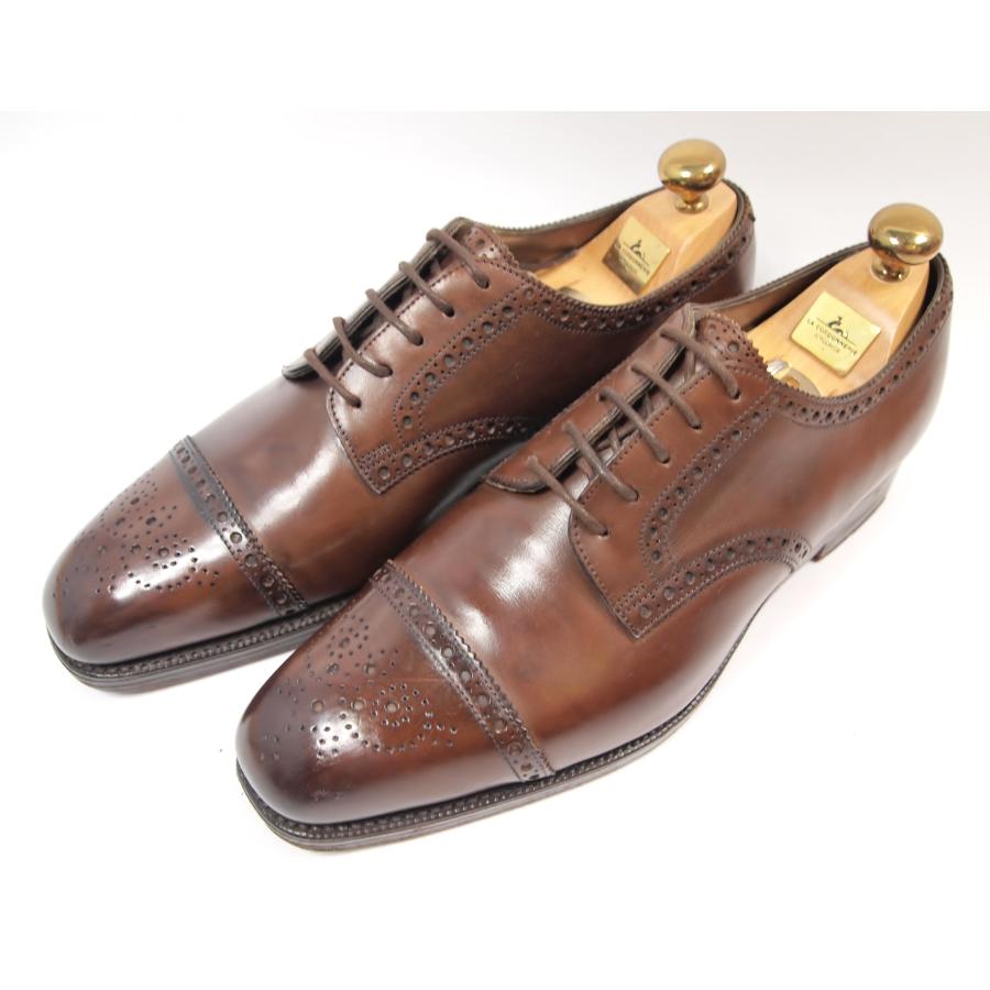 2286　美品　エドワードグリーン　UK7　US７１/２D　ラスト888　セミブローグ　　ダービー | EDWARD GREEN