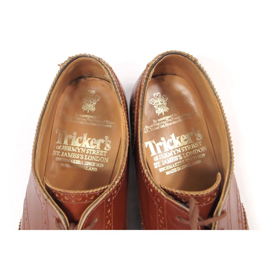 2304　美品　トリッカーズ　ドレスライン　ウイングチップ　オックスフォード　サイズ71/2　フィティング5　M6824 | Tricker's | 07