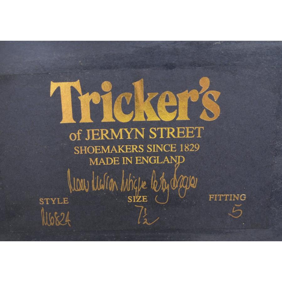 2304　美品　トリッカーズ　ドレスライン　ウイングチップ　オックスフォード　サイズ71/2　フィティング5　M6824 | Tricker's | 09