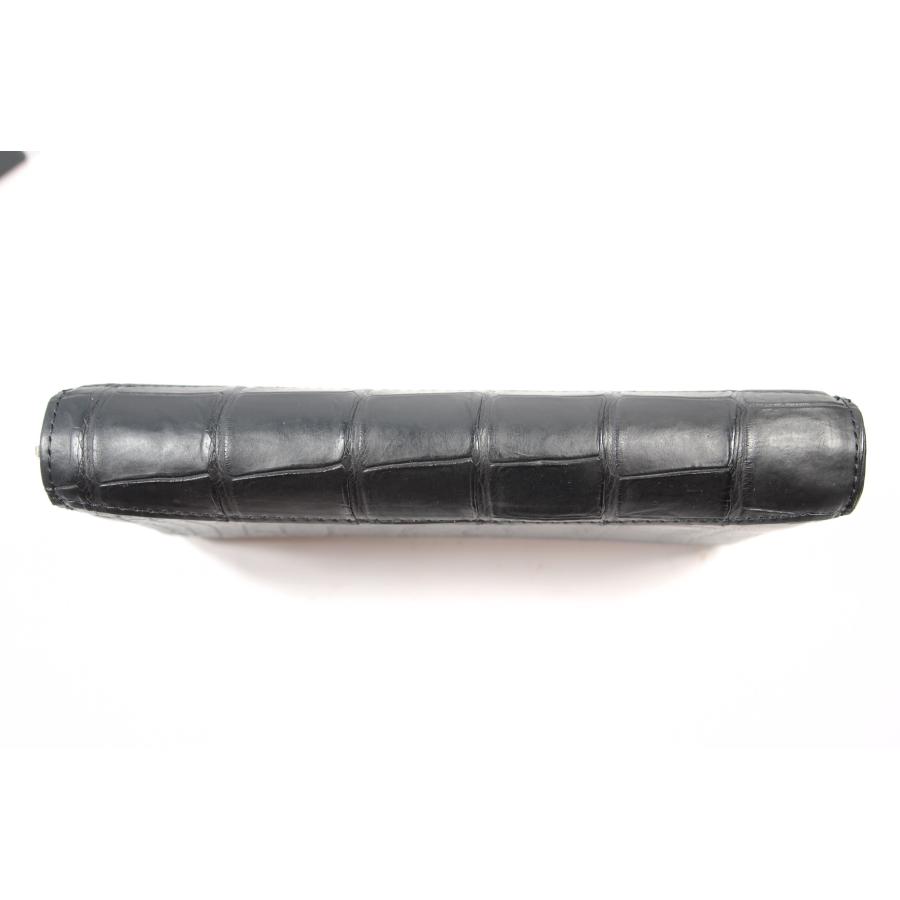 2364　新品未使用　カイマンクロコ　財布　ラウンドファスナー 長財布 ウォレット　クロコダイル　メイカー不明 |  | 04