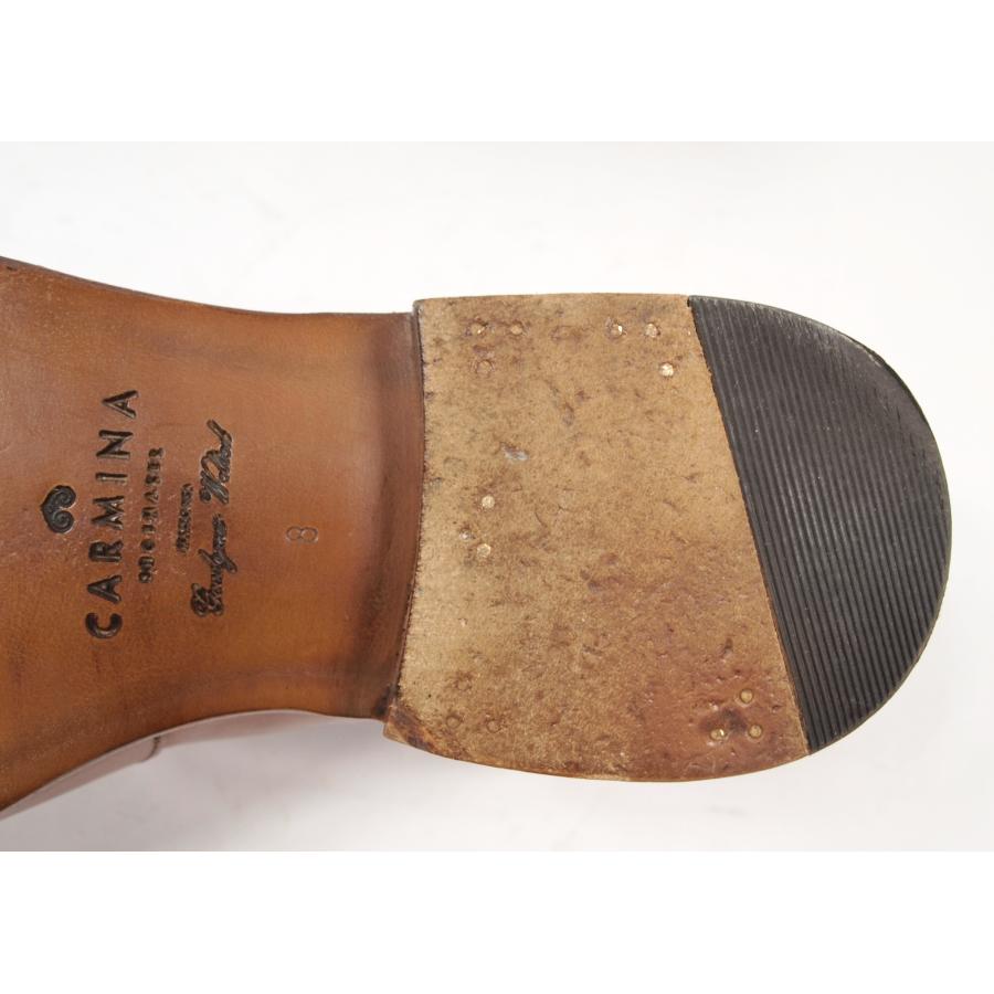 2365 使用感少　美品　CARMINA　カルミナ　カルミーナ　ウイスキー　コードバン　ホーウイン社製　　コインローファー　サイズ8　付属品完 | CARMINA | 07