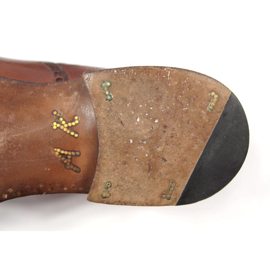 2389　超貴重　サンクリスピン　復刻　ロシアンカーフ　ハンドソーンウエルテッド　シームレスヒール　サイズ７ｈ　　オーダー品 | サンクリスピン | 12