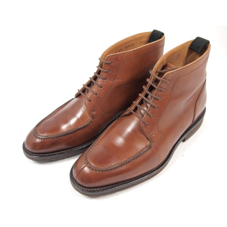 2393　美品　リーガル　REGAL　GEOX　Uチップ　チャッカーブーツ　サイズ231/2　ブラウン　日本製 | REGAL