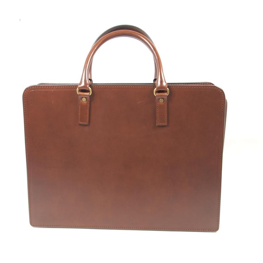 2401　超美品　使用感少　新古品レベル　大峡製鞄 大峡　三陽山長　ダブルネーム　ブリーフケース　現在廃版品　ブラウン　 | 三陽山長 | 01