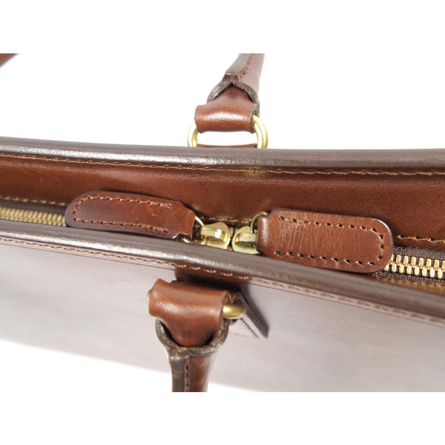 2401　超美品　使用感少　新古品レベル　大峡製鞄 大峡　三陽山長　ダブルネーム　ブリーフケース　現在廃版品　ブラウン　 | 三陽山長 | 04