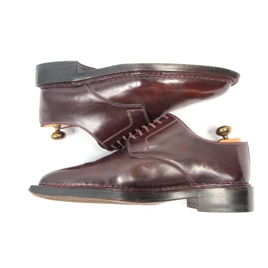 2423　貴重　激レア　ビンテージ　サントーニ　コードバン　ノルベ製法　サイズ７　バーガンディー　履き口一か所ダメージあり | SANTONI | 05