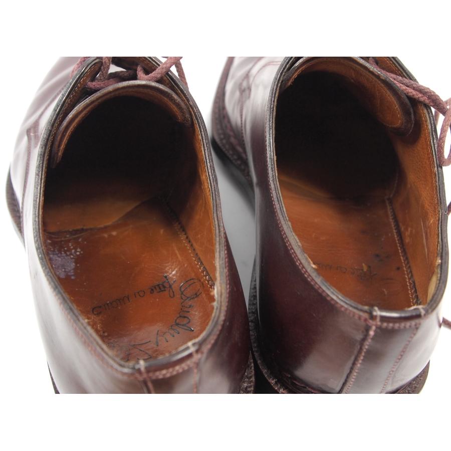 2423　貴重　激レア　ビンテージ　サントーニ　コードバン　ノルベ製法　サイズ７　バーガンディー　履き口一か所ダメージあり | SANTONI | 10