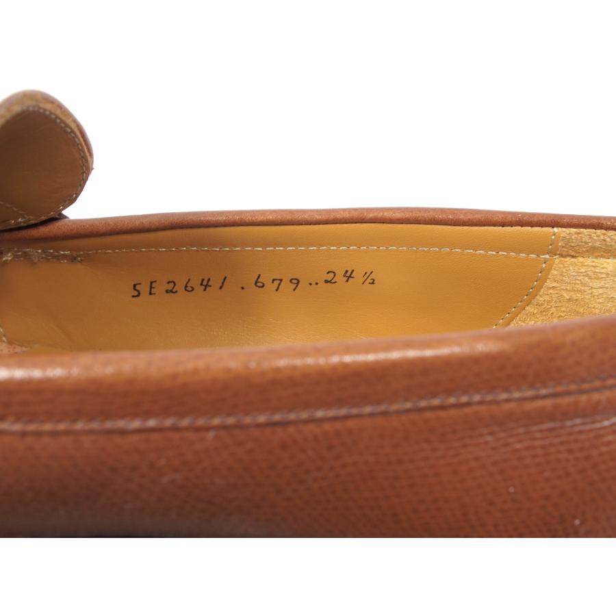 2450 美品　REGAL　リーガル　型押し系　タッセルローファー　241/2　EE　ブラウン　 | REGAL | 10