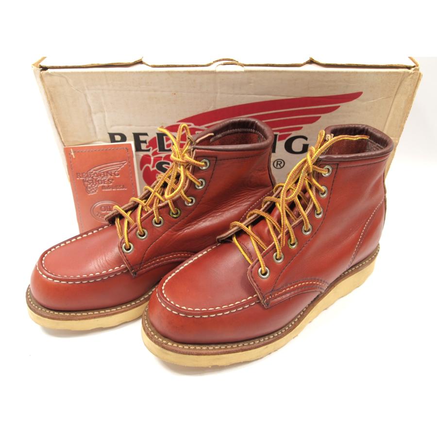 2488　激レア　ビンテージ　四角犬タグ　レッドウィング　08875　6-inch Classic Moc 51/2E　オリジナルの箱　冊子付属 | RED WING SHOES