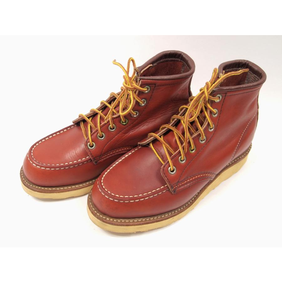 2488　激レア　ビンテージ　四角犬タグ　レッドウィング　08875　6-inch Classic Moc 51/2E　オリジナルの箱　冊子付属 | RED WING SHOES | 01