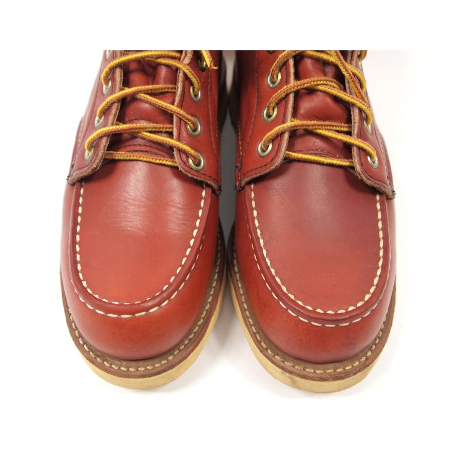 2488　激レア　ビンテージ　四角犬タグ　レッドウィング　08875　6-inch Classic Moc 51/2E　オリジナルの箱　冊子付属 | RED WING SHOES | 02