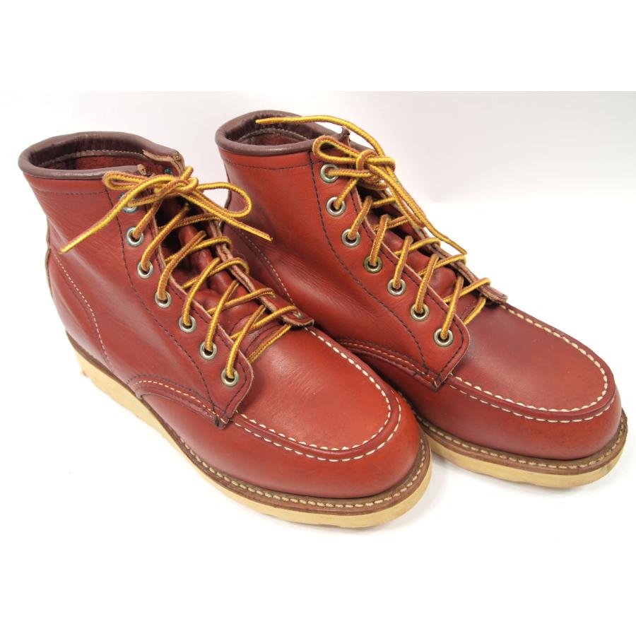 2488　激レア　ビンテージ　四角犬タグ　レッドウィング　08875　6-inch Classic Moc 51/2E　オリジナルの箱　冊子付属 | RED WING SHOES | 04