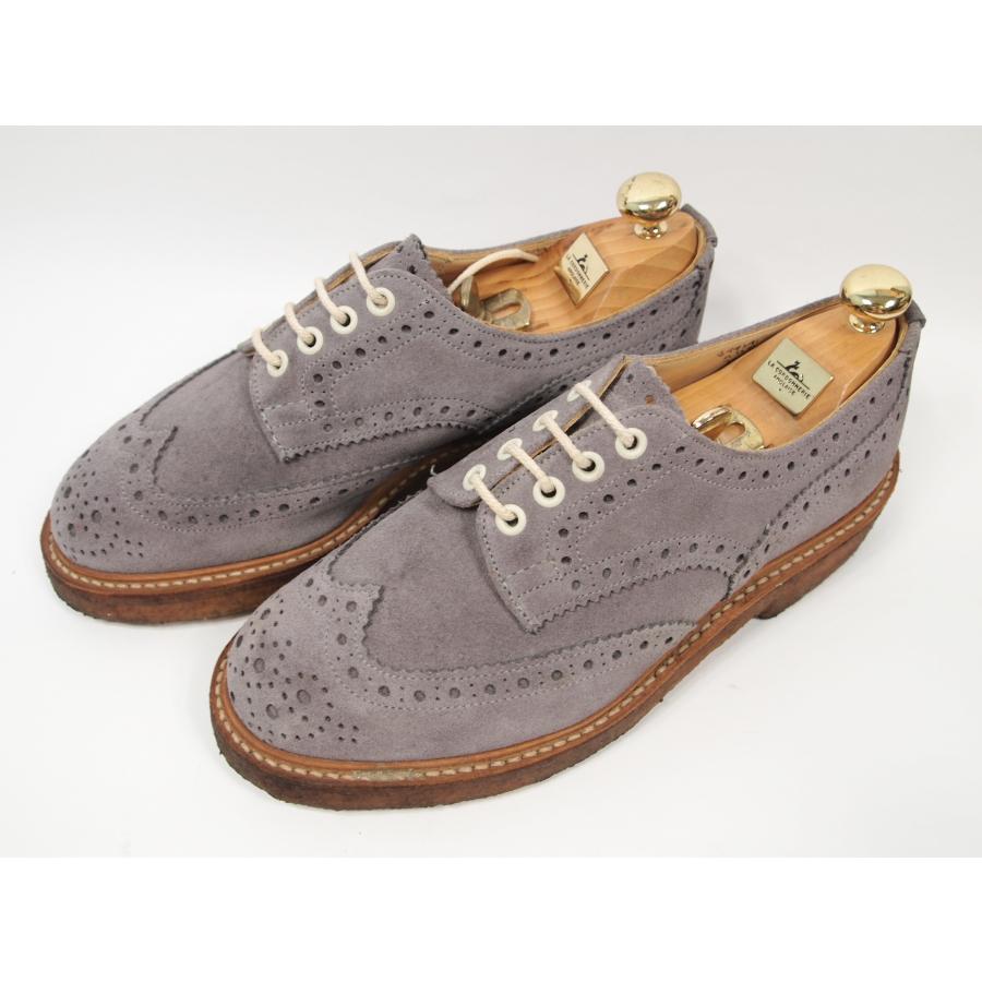 2531　使用感少　美品　トリッカーズ　スエード　カントリーシューズ　クレープソール　サイズ７　フィッテング５ | Tricker's