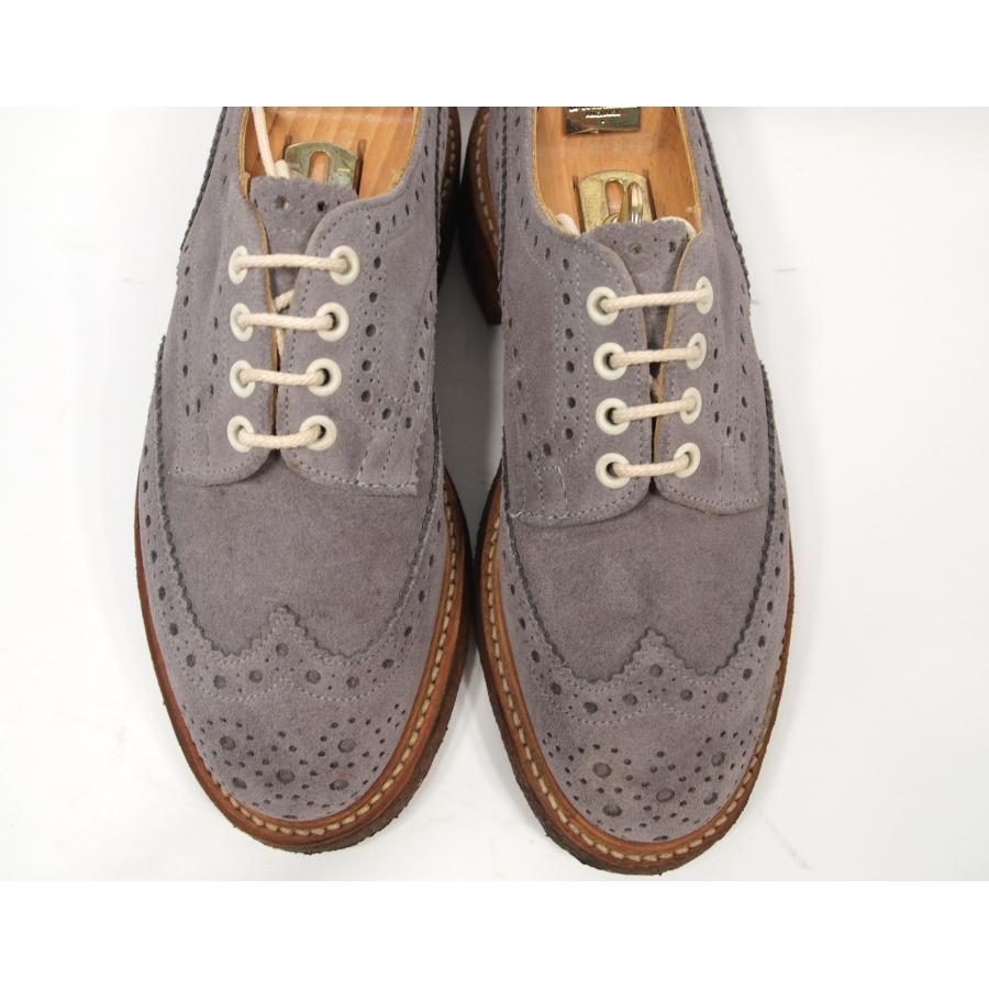 2531　使用感少　美品　トリッカーズ　スエード　カントリーシューズ　クレープソール　サイズ７　フィッテング５ | Tricker's | 01
