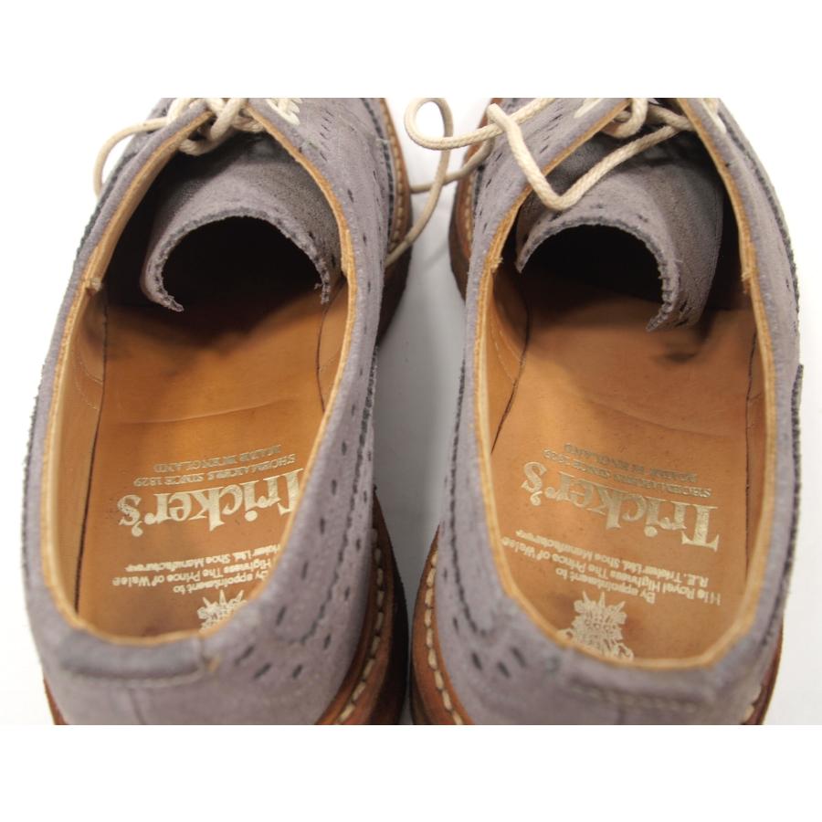 2531　使用感少　美品　トリッカーズ　スエード　カントリーシューズ　クレープソール　サイズ７　フィッテング５ | Tricker's | 09