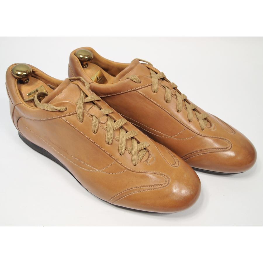 2546　新古品　サントーニ　スニーカー　サイズ61/2　ライトブラウン | SANTONI | 03