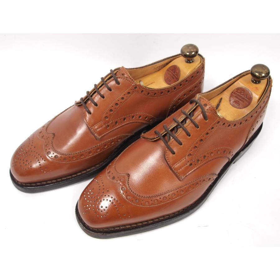 2556　超美品　トリッカーズ　ウイングチップ　ダービー　サイズ７1/2　フィッテング５　ブラウン | Tricker's