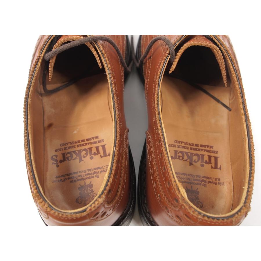 2556　超美品　トリッカーズ　ウイングチップ　ダービー　サイズ７1/2　フィッテング５　ブラウン | Tricker's | 10