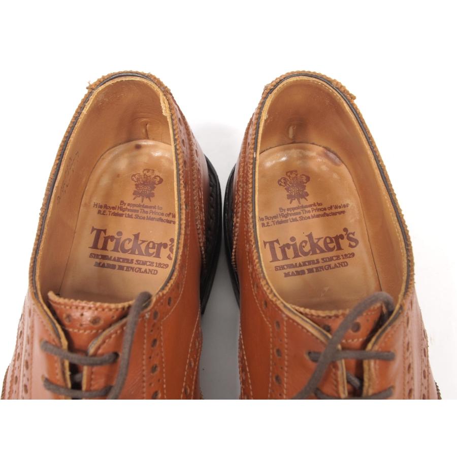 2556　超美品　トリッカーズ　ウイングチップ　ダービー　サイズ７1/2　フィッテング５　ブラウン | Tricker's | 09