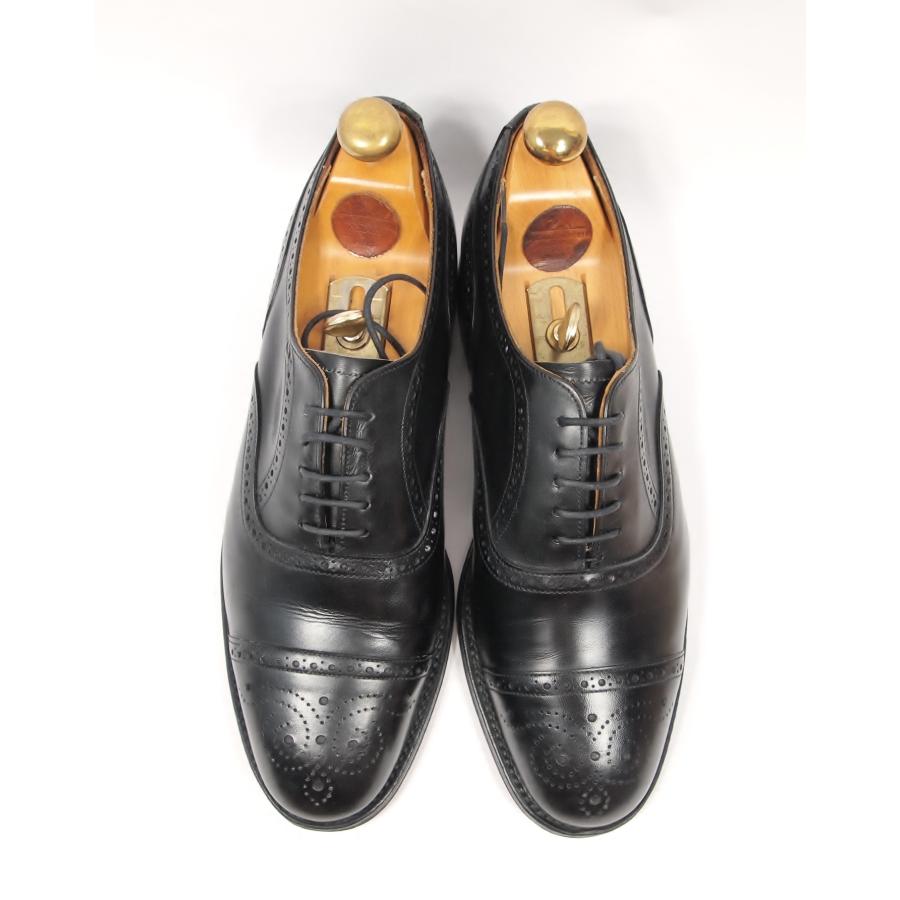 2561　貴重　ビンテージ　80年代　オールド　トリッカーズ　セミブローグ　オックスフォード　71/2　フィッテング５　ブラック | Tricker's | 01