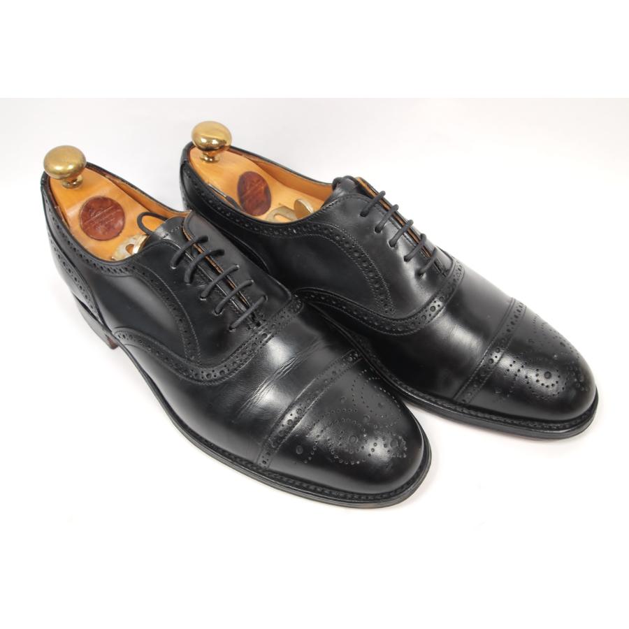 2561　貴重　ビンテージ　80年代　オールド　トリッカーズ　セミブローグ　オックスフォード　71/2　フィッテング５　ブラック | Tricker's | 03
