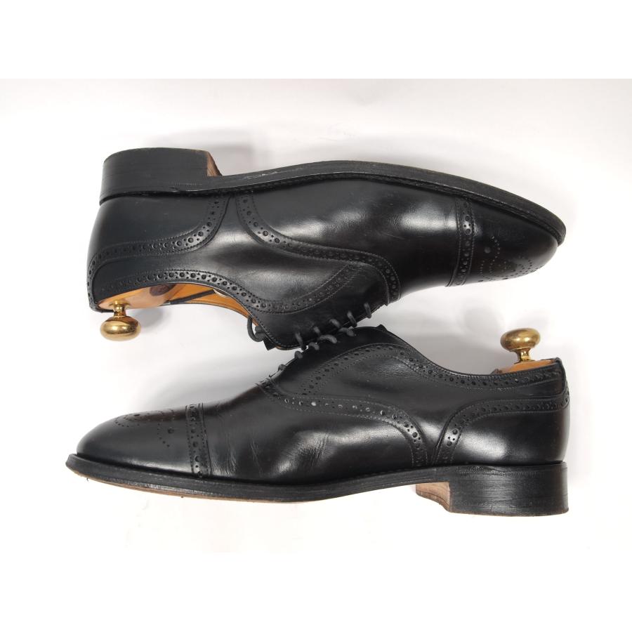 2561　貴重　ビンテージ　80年代　オールド　トリッカーズ　セミブローグ　オックスフォード　71/2　フィッテング５　ブラック | Tricker's | 05