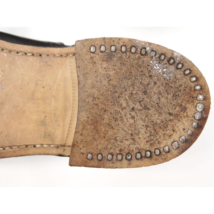 2561　貴重　ビンテージ　80年代　オールド　トリッカーズ　セミブローグ　オックスフォード　71/2　フィッテング５　ブラック | Tricker's | 08
