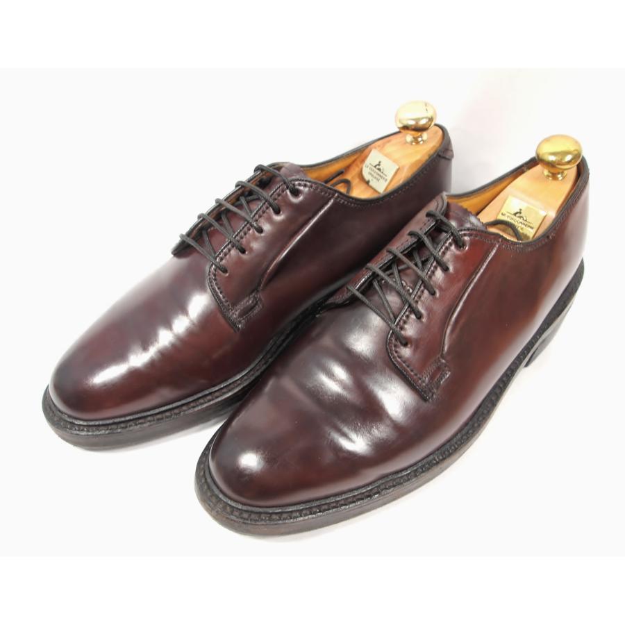 2562　ビンテージ　貴重　フローシャイム　コードバン　FLORSHEIM　バーガンディー　サイズ７E　プレーントゥ　　ダービー　 | Florsheim