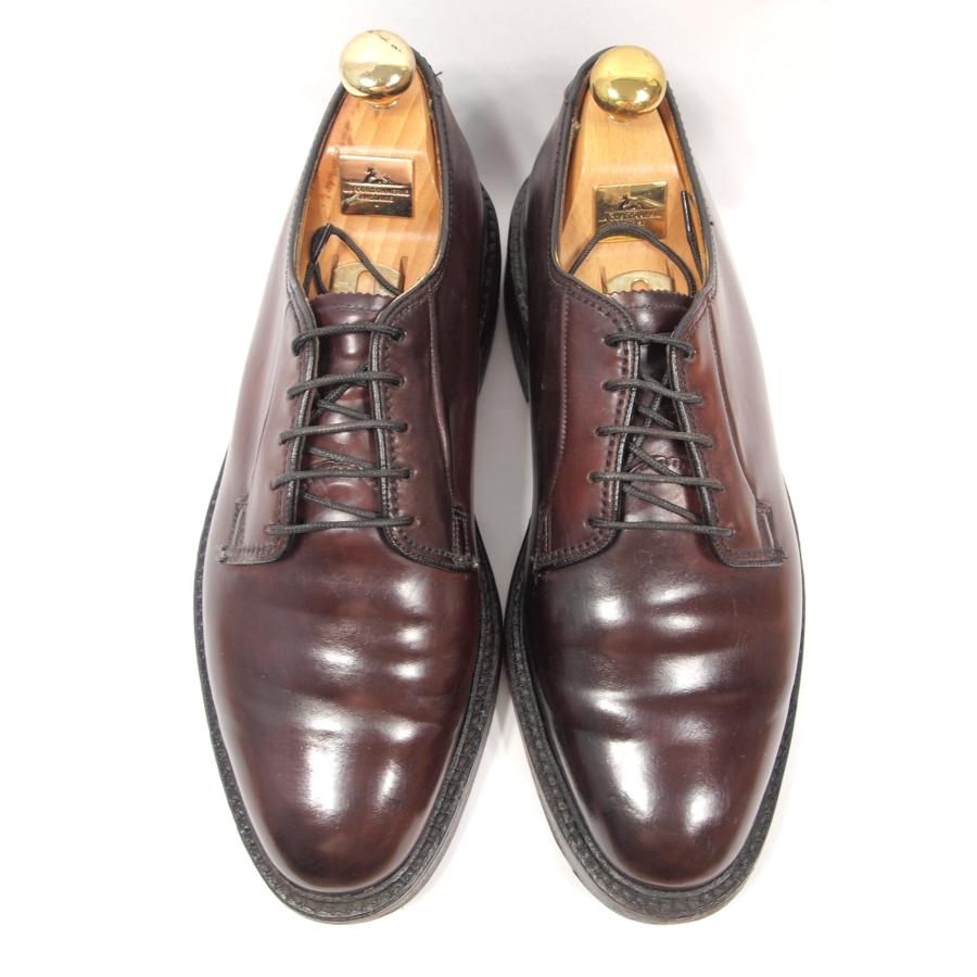 2562　ビンテージ　貴重　フローシャイム　コードバン　FLORSHEIM　バーガンディー　サイズ７E　プレーントゥ　　ダービー　 | Florsheim | 02