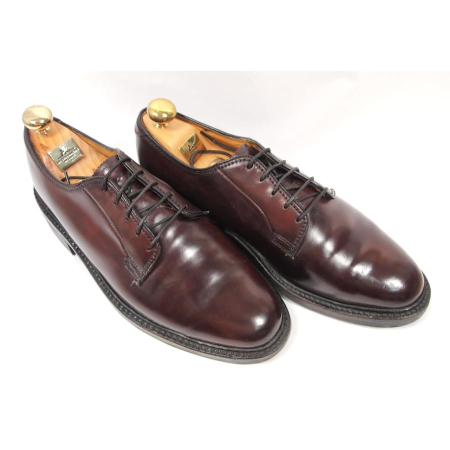 2562　ビンテージ　貴重　フローシャイム　コードバン　FLORSHEIM　バーガンディー　サイズ７E　プレーントゥ　　ダービー　 | Florsheim | 03