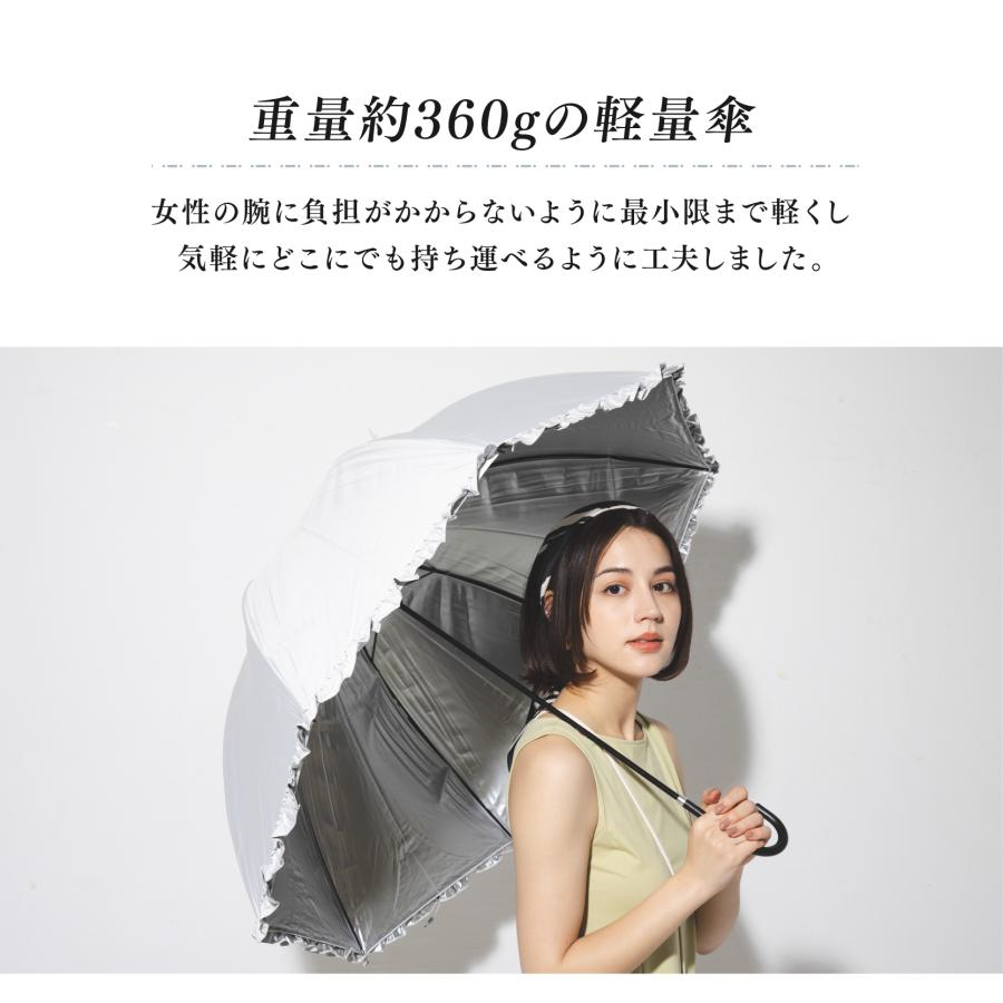 雨晴兼用傘 100％ 完全遮光 60cm 涼感 uvカット 軽量 1級遮光 完全遮光 日傘 遮光率100% 晴雨 兼用 傘 1級遮光 撥水 レディー