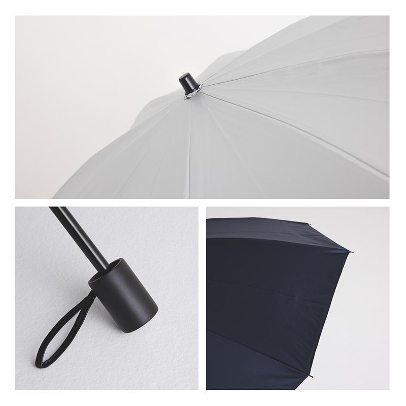日傘 晴雨兼用 折りたたみ傘 メンズ 軽量 丈夫 65cm 完全遮光 遮光率 100$ UV 2段式 プレゼント ギフト 進学 入学 就職 ビジネス  折りたたみ傘 メンズ 軽量 | ブランド登録なし | 10