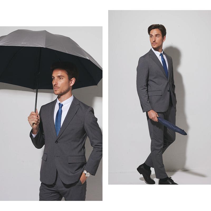 日傘 晴雨兼用 折りたたみ傘 メンズ 軽量 丈夫 65cm 完全遮光 遮光率