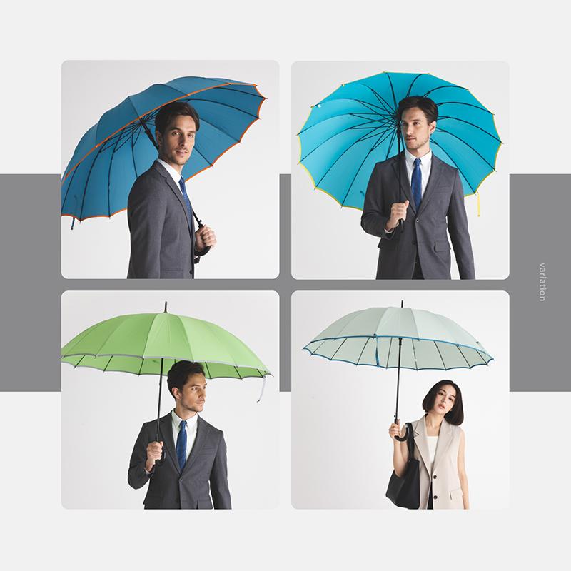 傘 メンズ レディース おしゃれ 丈夫 耐風 大人 16本骨 大きめ 9色展開 65cm ジャンプ傘 クリスマス プレゼント ギフト 入学 進学 就職 送料無料 | ブランド登録なし | 17