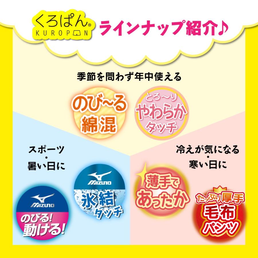 靴下の岡本公式 くろぱん のび〜る綿混 レディース マイクロミニ丈 靴下 黒 オーバーパンツ  透け防止 | okamoto | 08