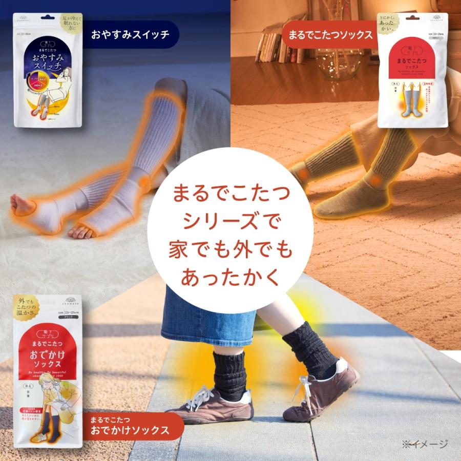 靴下サプリ 限定色登場！靴下の岡本公式 まるでこたつソックス