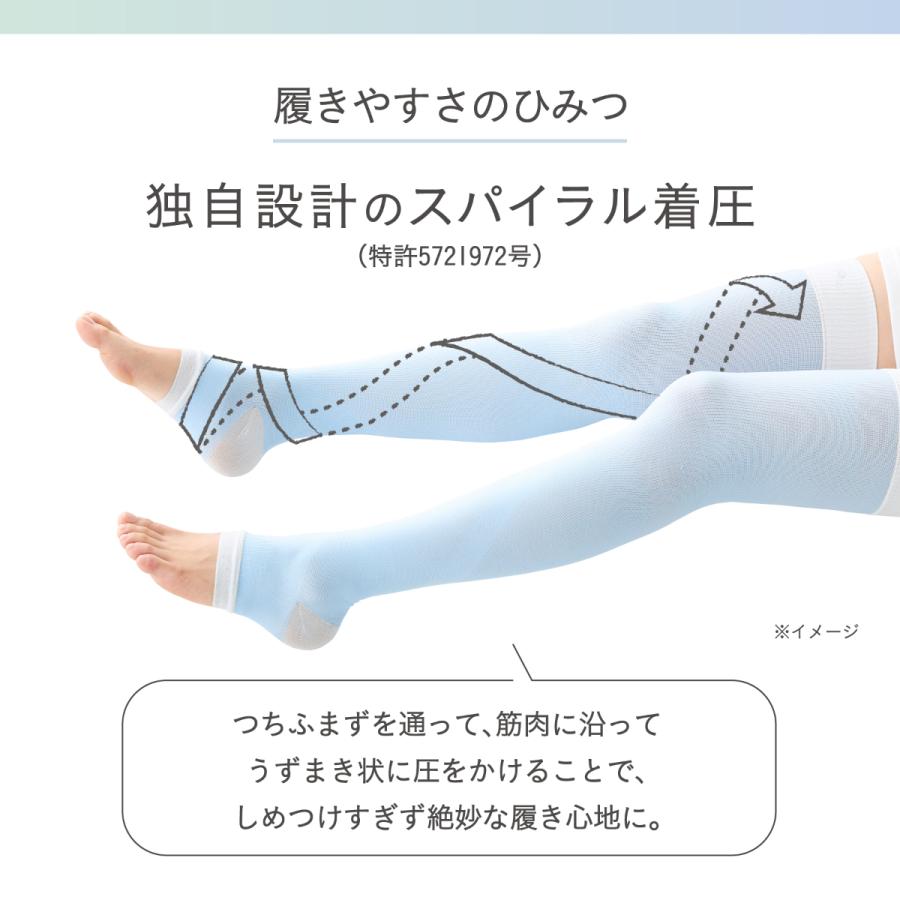 靴下サプリ 【靴下の岡本公式】靴下サプリ 寝ながらうずまいて血行を