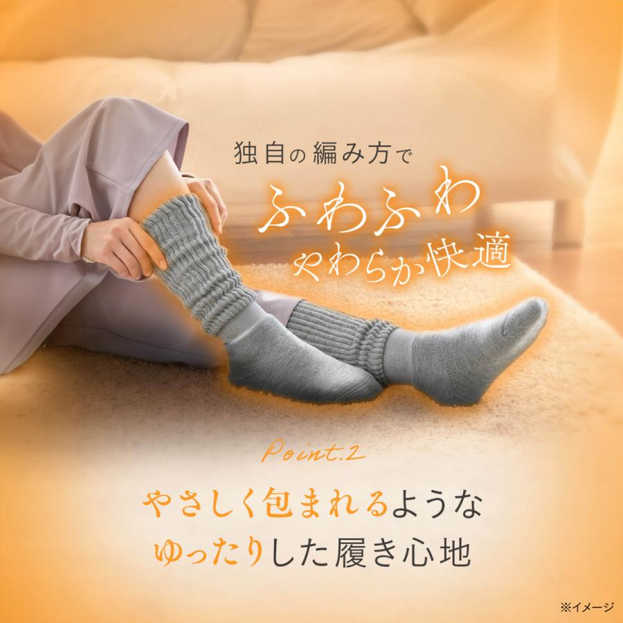 靴下サプリ 送料無料 靴下の岡本公式 まるでこたつソックス レディース